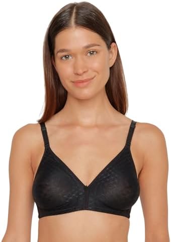 SUSA Topsy Plus Ontlastingsbeha voor dames, zonder beugel, met voorgevormde duo-cups, goede ontlasting, hoog draagcomfort, heerlijk huidgevoel, ivoor (champagne micro 102), 80E : Susa