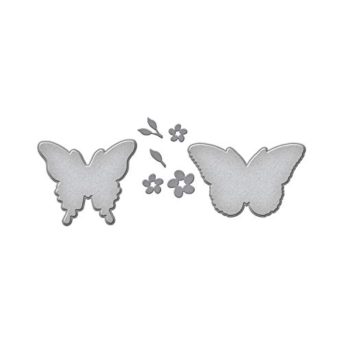 Glimmer Hot Foil Plate - Glimmering Butterflies, Metal, Large Flower Die: 1.40 x 1.40 cm - Image 3