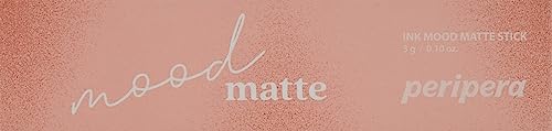 Peripera Ink Mood Matte Lipstick, Lightweight, Matte, Smooth, Hydrating, Lasting Color Payoff (09 Pink To Dance) #TOP1