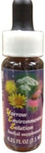 Yarrow Environmental Solution, 0.25 oz by Flower Essence Services (Pack of 5)