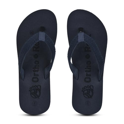 Image of Ortho + Rest Women's Flip Flops | Slippers for Women | Orthopedic Lightweight Comfortable Flat Casual Stylish Dr Chappals and House Flip flops For Ladies and Girl's