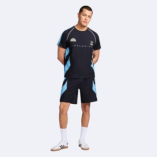 Image of Messi Men's Lifestyle Overtime Raglan Poly Tee, Standard Fit T-Shirt