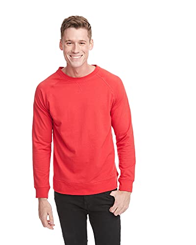 Next Level Unisex French Terry Raglan Crew XL RED