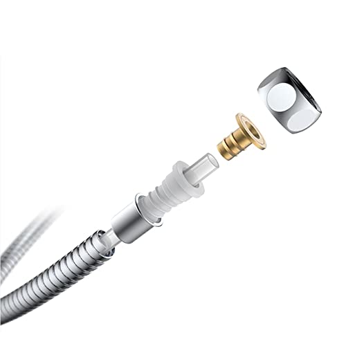 Manguera bidet 120cm de acero inoxidable para ducha y cocina 4