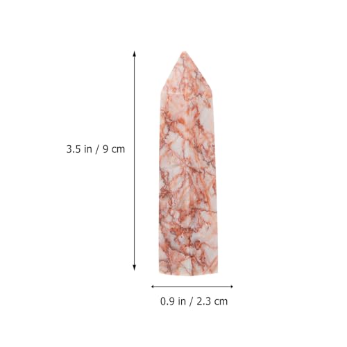 Columna hexagonal de piedra natural para mesa que elimina el estrés visual 3