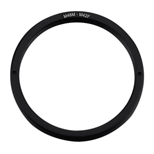 Anillo adaptador de telescopio M48 a M42 de aleación de aluminio mecanizado CNC