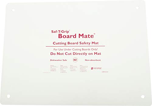 70% Off Everything CARLISLE FOODSERVICE PRODUCTS San Jamar CBM1318 Saf-T-Grip Board-Mate Nonslip Cutting Board Mat, 18 Width x 13 Height