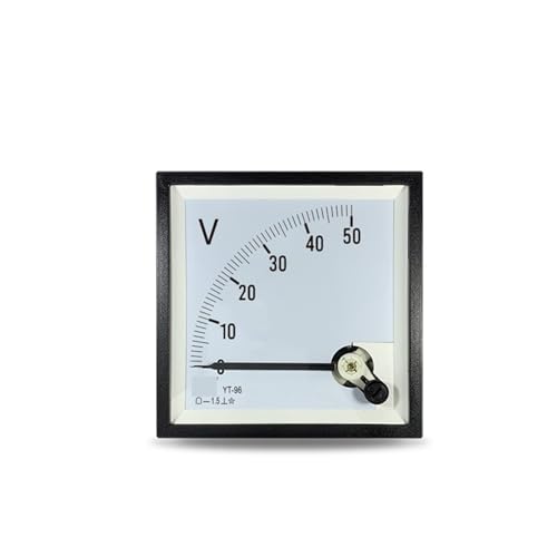 Voltmètre CC CP96 400V encastrable à aiguille pour mesure de tension continue de tableau