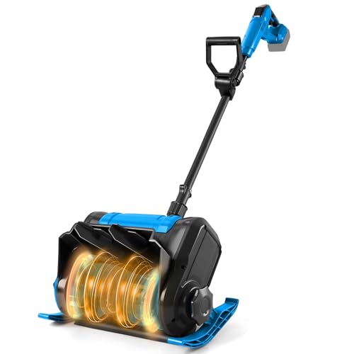Cordless Snow Shovel Compatible with Makita 18V, Snow Removal Electric Snow Blower with Adjustable Front Handle, 30cm Width Hand Held Snow Shovel for Patio Deck Driveway (No Battery)