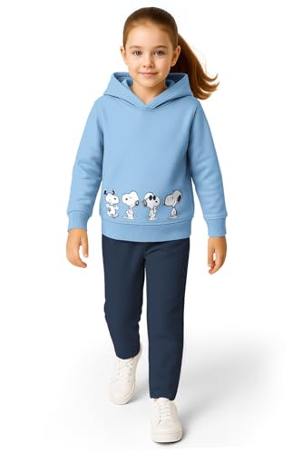 Image of HELLCAT Trendy Co-ords With Hoodie Sweatshirt and Trackpant Clothing Set for Girls.