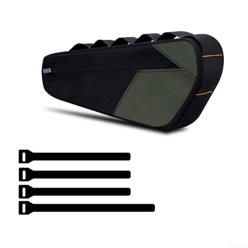 Springwillfly Bolsa de almacenamiento compacta para bicicleta, impermeable, para todas las actividades de ciclismo (verde)