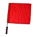 kowaku Referee Flag Traffic Safety Flag Lightweight Sponge Handle Fair Game Flag, Flag Hand Flag for Basketball Training Hockey Training, Red