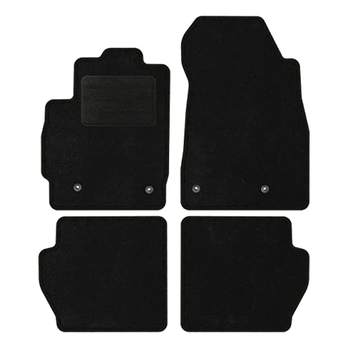 TEXER Textil Fußmatten Passend für Mazda 2 II Bj. 2007-2014 Basic