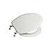 Roca Lucerna A801099004 - Toilettensitz, mit verchromten Scharnieren, Weiß