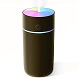 加湿器 卓上 小型 【2024新モデル・2段階加湿量調節】 卓上加湿器 超音波式 除菌 車用 350ml アロマ対応 おしゃれ 静音 5μmミスト USB給電式 3種類LEDライト 23時間連続稼働 お手入れ簡単 空焚きを防止 水漏れ防止 コンパクト 次亜塩素酸水対応 省エネ 車 寝室 リビング オフィス 乾燥/花粉症対策 バッテリーなし 日本語説明書付き (brown)