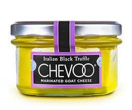 Chevoo, Italian Black Truffle Goat Cheese, 4 oz. (3 pack)