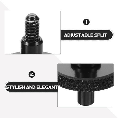 Totority 1 Par De Parafuso De Ponte De Contrabaixo Dividido Peça De Reposição De Instrumento De Pont