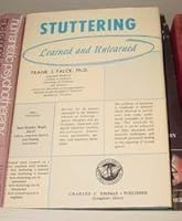 Stuttering;: Learned and unlearned, B0006BWOP2 Book Cover