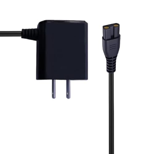 PowerHOOD AC/DC Adapter Compatible with Wahl 9893 9893L Clipper Groomsman All-in-One Lithium Ion Rechargeable Trimmer 9893-700 E-TEK ZDM040100US-C WNT-C1 Switching Power Supply Cord Charger Cable PSU