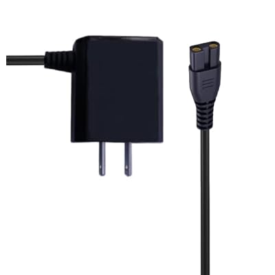 PowerHOOD AC/DC Adapter Compatible with Wahl 9893 9893L Clipper Groomsman All-in-One Lithium Ion Rechargeable Trimmer 9893-700 E-TEK ZDM040100US-C WNT-C1 Switching Power Supply Cord Charger Cable PSU