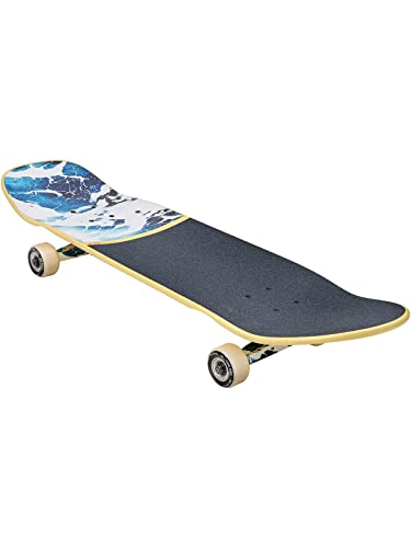 Globe Shooter Complete Skateboard,Yellow/Comehell,32.2" L X 8.6" W - 14.5" Wb #TOP1