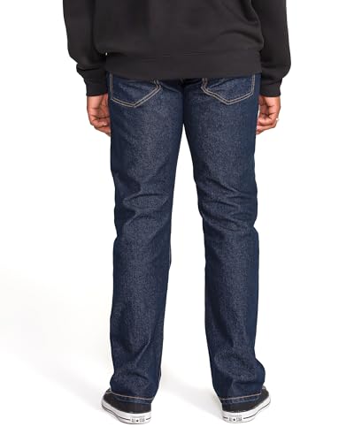 Image of Volcom Men's Solver Stretch Denim Jeans-Modern Fit Pant