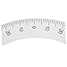 45Degree Scale Ruler for Milling Machines Angle Protractor Durable Arc Gauging Tool Compact Design for for Professionals and DIY Enthusiasts