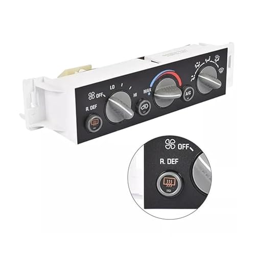 Interrupteur de chauffage K3500 Tahoe Suburban console commande climatisation 16231165