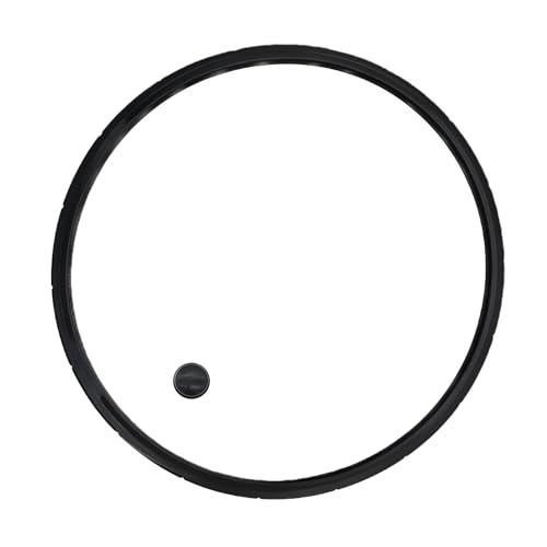 Image of 09924 Pressure Cooker Sealing Ring & Overpressure Plug - Fit for Presto 6 & 8 Quart Pressure Cooker/Canner, Replacement Parts for Models 0128206, 0128202, 0128203, 0128204, 0128303, 0126306