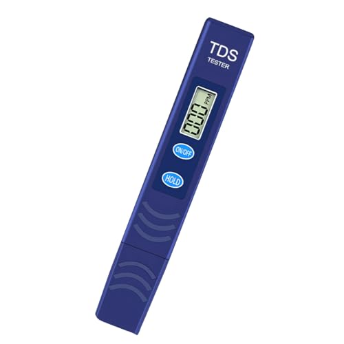 NATFORTREE Portable Digital TDS Water Meter - 0-9990 ppm Water Quality Tester for Drinking Water, Farming, Aquariums,Pools&RO-RODI Systems (Blue)