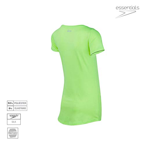 Speedo Camiseta Basic Stretch Fem. Mulheres M Verde Limonada