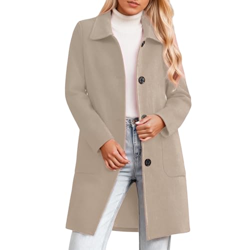 Women's Coats Long Clothing Long Sleeve Clothes Button Down Tops - image 1