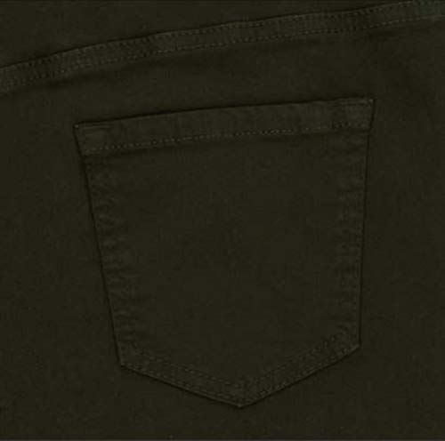 Buffalo Ladies’ High Rise Pull-On Stretch Skinny Blend Pant (Olive, XX-Large)4