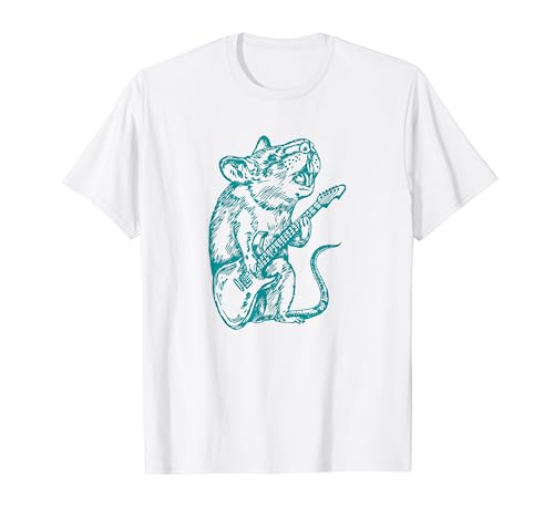 SEEMBO Maus-Spiel-Gitarren-Musikband T-Shirt