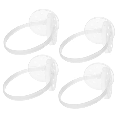 VILLFUL 4pcs Earmuff Stand Earmuff Making Supplies Earmuff Frame Earmuff Inner Holder DIY Earmuff Supplies Earmuff Inner Base Earmuff Inner Stand Earmuff Inner Bracket White Plastic