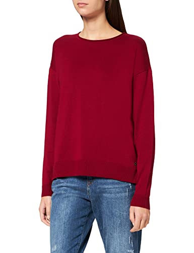 Preisvergleich Produktbild MUSTANG Damen Carla UB Fine Knit Pullover, Dunkelrot 7145, XS