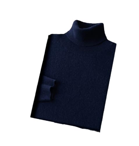 Fall Winter Cshmere Sweater Men's Turtlenecks Knit Pullovers Youth Loose Warm Tops Business Casual Sweater