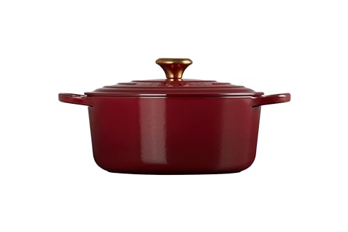 Image of Le Creuset Enameled Cast Iron Signature Round Dutch Oven, 5.5 qt., Garnet