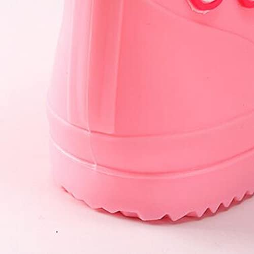 Kids Rain Shoes Easy on Rubber Rain Boots Giraffe Cartoon Pattern Non Slip Rubber Shoes Baby Girl Boots4