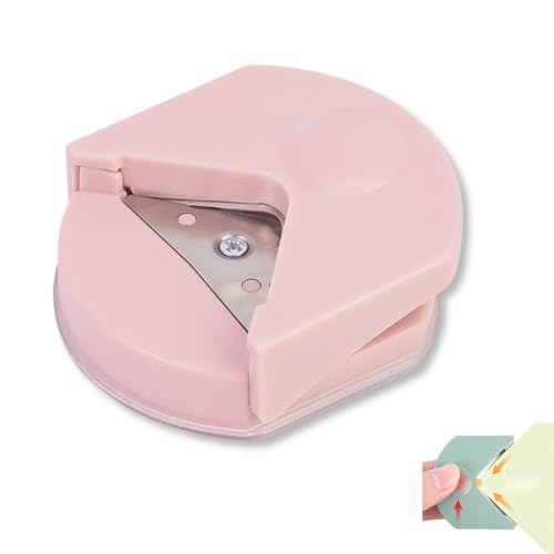 Pink Corner Rounder Paper Punch for Crafts
