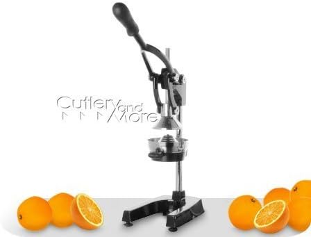 OrangeX Olympus Extra Large Commercial Juice Press, Black