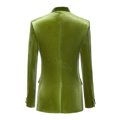 Womens Pant Suit Velvet 2 pcs Peak Lapel Double Breasted Women's Suiting for Work Professional3