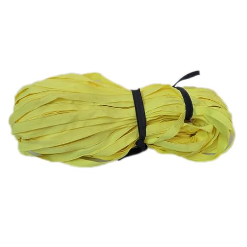 Donhouse 218Yard 15mm Nylon Braided Webbing,Colored Flat Webbing,Cloth Webbing Pulling Rope for Indoor & Outdoor Gear, DIY Crafting, Repairing