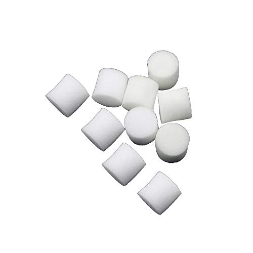 SHUNYUS Collar Foam Hydroponics Sponge Soilless Hydroponic Mesh Net Pots Plant Grow Organic 10pcs White Reusable