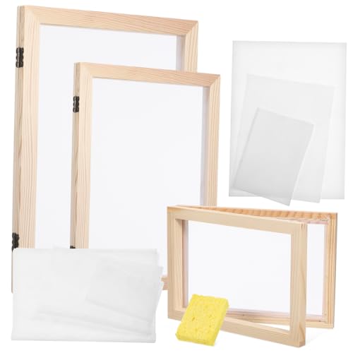 Kit de fabrication de papier en bois pour créer son papier recyclé facilement chez soi