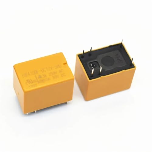 Relés HK4100F-DC12V-SHG de 6 pines y 3A para circuitos electrónicos 5 unidades