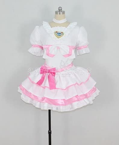 漫人坊スイートプリキュア キュアリズム (きゅありずむ) 南野 奏(みなみの かなで) パニエ(付) コスプレ衣装 (S, 男)