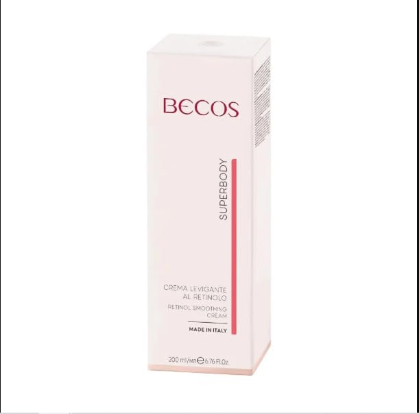 Becos Suberbody - Crema Levigante al Retinolo 200ml - formulata per rinnovare, levigare e nutrire la pelle.