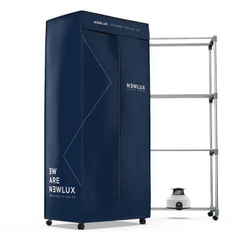 Newlux - Asciugatrice Elettrica Portatile Secadry (1200W) con Luce UV