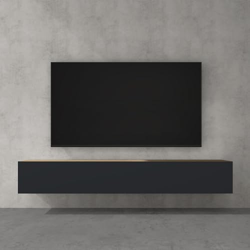 ✅ Installazione a parete: mobile porta TV progettato esclusivamente per fissaggio a muro, stabile e sicuro. Design salvaspazio ideale per soggiorni e ambienti moderni.